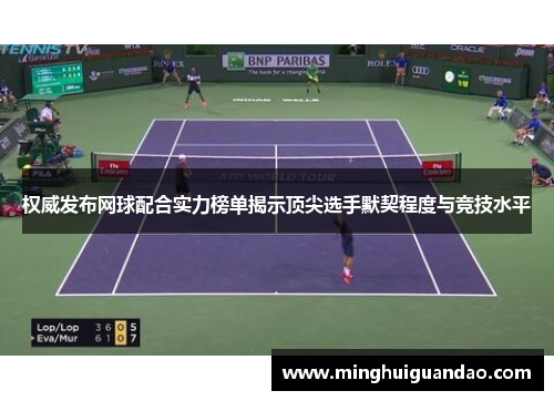 权威发布网球配合实力榜单揭示顶尖选手默契程度与竞技水平